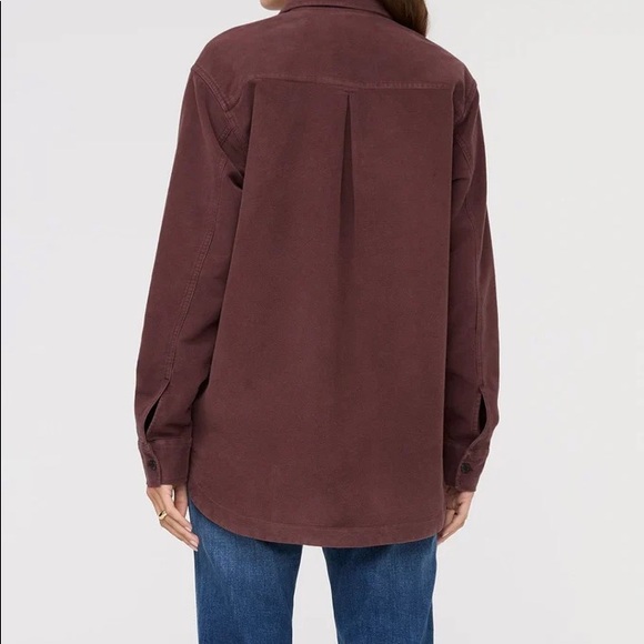 Duer NWT No Sweat Moleskin Overshirt - Rich Maroon - Picture 11 of 14